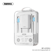 Снимка  на Домашно Зарядно JANE Series, USB QC 3.0 + TYPE-C PD, 36W, Комплект с Apple LIGHTNING PD 18W Кабел REMAX RP-U37