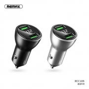 Снимка  на Зарядно за Кола VITOR Series, 2x USB 3.0, 24W, iPhone, Samsung, Huawei, REMAX RCC106