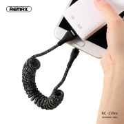 Снимка  на Кабел SUPER series - Micro USB, Пружинен REMAX RC-139m