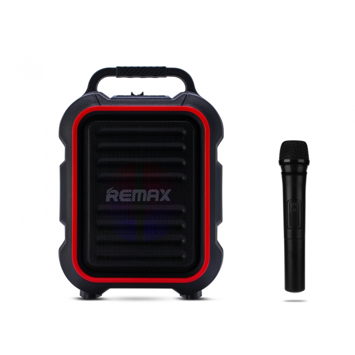 Снимка на Караоке Мобилна Bluetooth Колона 20W + Безжичен Микрофон REMAX RB-X3
