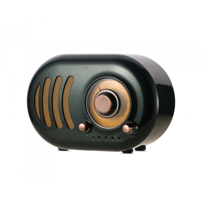 Снимка на Настолна Bluetooth 4.2 Колона, Ретро Дизайн, FM Радио, SD карта, 5W REMAX RB-M31