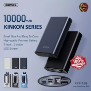 Снимка  на Преносима Батерия KINKON Series, Li-Po, 10 000 mAh, 2x USB 3.0 2A, LED Display, REMAX RPP-135